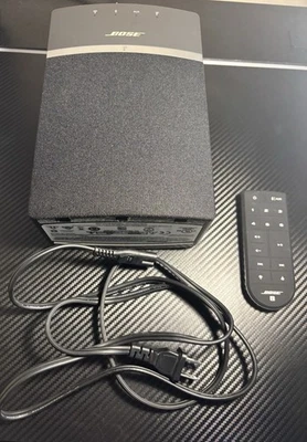 Altoparlante sistema musicale wireless BOSE SoundTouch 10 modello 416776 - nero con telecomando! - Immagine 1 di 4