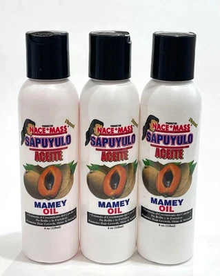 3x Nace + Mass Sapuyulo Mamey Oil Promotes Hair Growth Shine & Strength 4 жидких унции  - Изображение 1 из 2