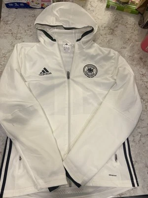 Chaqueta con capucha Adidas fútbol Alemania Deutsche Home 2015 talla M Foto 1 de 4