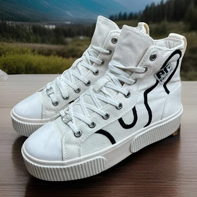 PF FLYERS WAVY BABY ALLSTON X CHILLHOUSE Womens 7.5 CANVAS SNEAKERS - Image 1 of 4