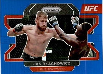 2022 Panini Prizm UFC #43 Jan Blachowicz Blue Prizms #/199 - Image 1 of 2
