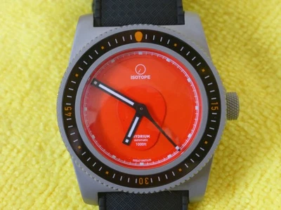 Isotope Hydrium Orange Dial Automatic Dive Watch, Microbrand - Image 1 of 4