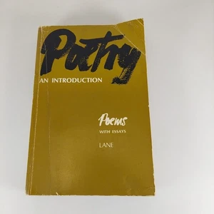 Gedichte Eine Einführung Gedichte mit Essays von William G Lane 1968 DC Heath PB - Bild 1 von 13