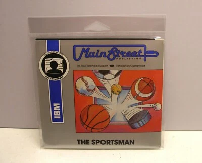 RARE PC Golf and PC Football by Main Street for the IBM PC (128K!) - NEW - Image 1 of 2