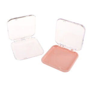 Transparent Plastic Packaging Box Nail Salon Storage Square Jewelry Gift Box u