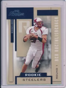 BEN ROETHLISBERGER 2004 PLAYOFF PRESTIGE ROOKIE CARD RC #159 - Picture 1 of 2