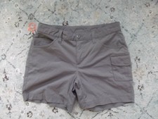 Women's EDDIE BAUER travex nylon shorts gray Sz. 6 