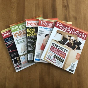 ReadyMade Magazine 2008 Lot of 5 Issues 33-37 DIY Crafts Home Decor - Picture 1 of 3