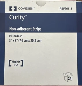 Comando Emulsione Olio Curity Strisce Non Aderenti 3x8 - Scatola Da 24- REF 6113 - Foto 1 di 4