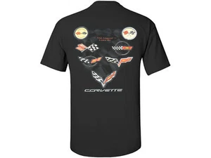 Corvette T-Shirt "The Legend Lives On" Black - Picture 1 of 2