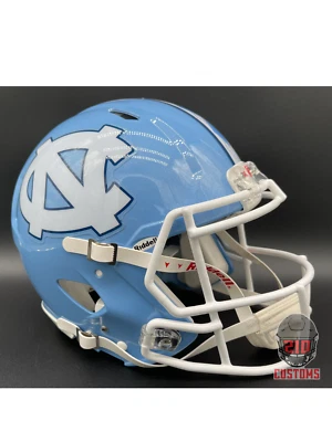 NORTH CAROLINA TAR HEELS NCAA Riddell SPEED Full Size Authentic Football Helmet - Image 1 of 4