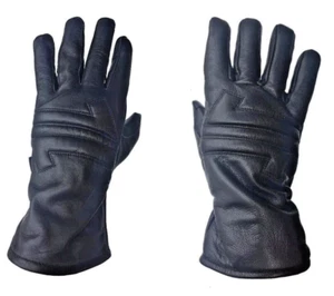 Motorcycle Gauntlet Touring Gloves LEATHER Lined Warm Cool Weather XL Kylo Ren - Bild 1 von 11