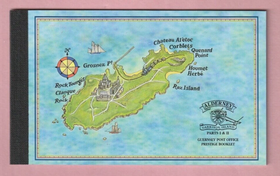 Guernsey - Alderney Prestige booklet 1998, Garrison Island. ASB6 - Image 1 of 2