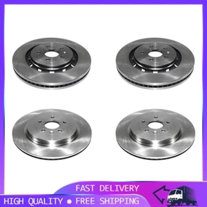 Brake Rotors Fits Ford Flex 3.5L 2019 2018 2017 2016 2015 2014 2013 - Picture 1 of 3