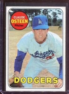1969 Topps Baseball # 528 Claude Osteen (EX-MT) Excellent to Mint - Picture 1 of 2
