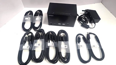 StarTech Quad-Monitor 4K DP KVM Switch for 2 PCs – HDR 60Hz - Image 1 of 4