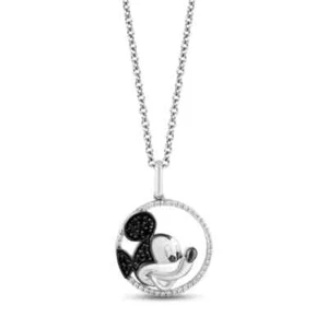 2.00Ct Round Cut Lab-Created Diamond Women's Pendant In 14k Two-Tone Gold Plated - Picture 1 of 3