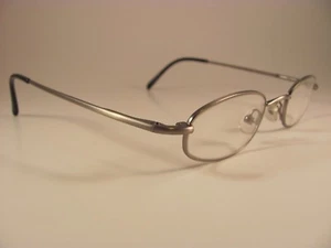 Monturas de gafas Minimize 5117 de acero cepillado pequeñas ovaladas de borde completo RX - Imagen 1 de 6