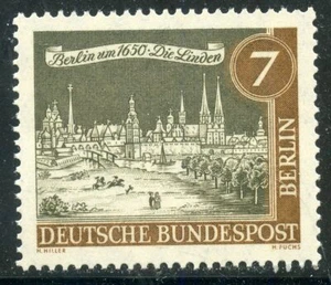 TIMBRE GERMANY ALLEMAGNE BERLIN / NEUF N° 196 ** / LE LINDEN - Photo 1/1