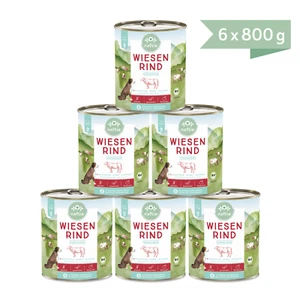 naftie Bio Wiesen Rind+ Hundefutter Nassfutter Menü, 6x800g - Bild 1 von 8