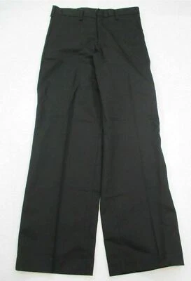 Nuevo DICKIES Niño Talla 20 Scotchgard Uniforme Ropa Escolar Plano Pantalones Negros Foto 1 de 4