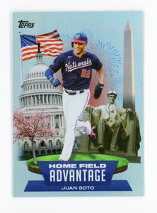 2022 Topps Juan Soto #HA-4 Home Field Advantage  Washington Nationals
