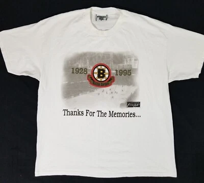 Camiseta para hombre Boston Bruins Boston Garden 1928-1995 Thanks For The Memories XL Foto 1 de 4