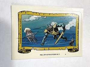 1984 Topps Masters Of The Universe Mer-Man Sticker #3 - Picture 1 of 2
