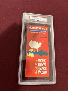 1994 Woodstock 94 Altri 2 Giorni di Pave e Musica PSA Biglietto Stub PSA 6 - Foto 1 di 2