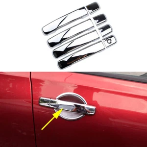 8PCS Chrome Door Handle Cover Trim For Nissan Qashqai J10 2007-2013 Accessories - Afbeelding 1 van 7