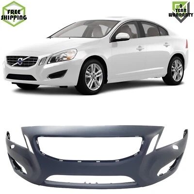 Front Bumper Cover Primed Plastic For 2012-2013 Volvo S60 Foto 1 de 4