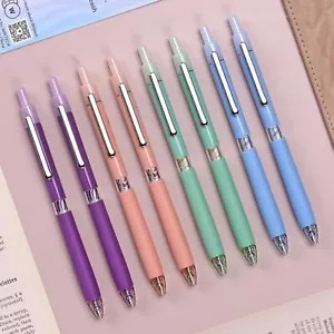 8Ct Retractable Gel Ink Roller Ball Pens Black Ink 0.5Mm Fine Point No Bleed - Picture 1 of 9