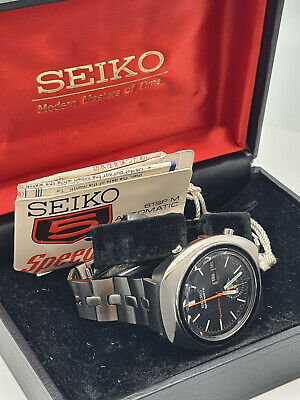 Seiko 6139  Speedtimer Chronograph Watch Rare 1971 Vintage Automatic Jdm 