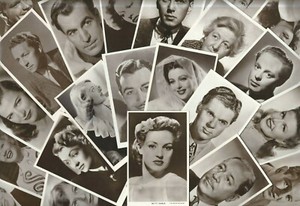PICTUREGOER FILM STAR POSTCARDS - Cards W1 to W100 - PICK YOUR OWN (RN05)