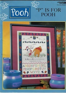 Leisure Arts- P is for Pooh # 3089- Cross Stitch Pattern Book-42 pages 1999 - Picture 1 of 2