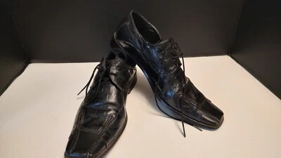 Giovanni Mens Leather Oxford  Dress Shoes Black (Mens Size US 8.5) - Image 1 of 4