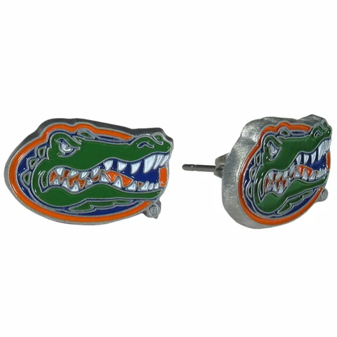 Florida Gators Stud Logo Earrings Hypoallergenic NCAA Licensed Cover