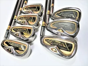 MARUMAN MAJESTY PRESTIGIO GOLD PREMIUM 7PC R-flex Irons set Golf NWO - Picture 1 of 9