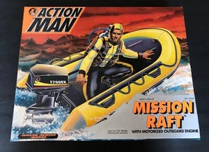 Hasbro Action Man 1/6th Scale Mission Raft With Motorized Outboard Motor, NIB - Picture 1 of 7