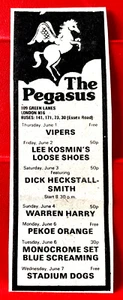The Monochrome Set/Dick Heckstall Smith Gig ORIG 1978 Press/Mag ADVERT 5"x 2" - Picture 1 of 3