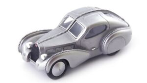 Miniature voiture auto 1:43 Autocult Bugatti Modèl 68 Coupe 1945 Argent Modèle