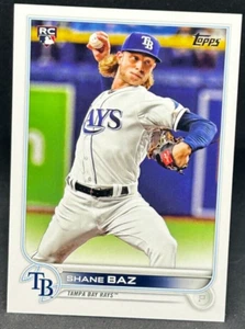 2022 Topps #421 Shane Baz Rookie Tampa Bay Rays (RC) - Picture 1 of 2
