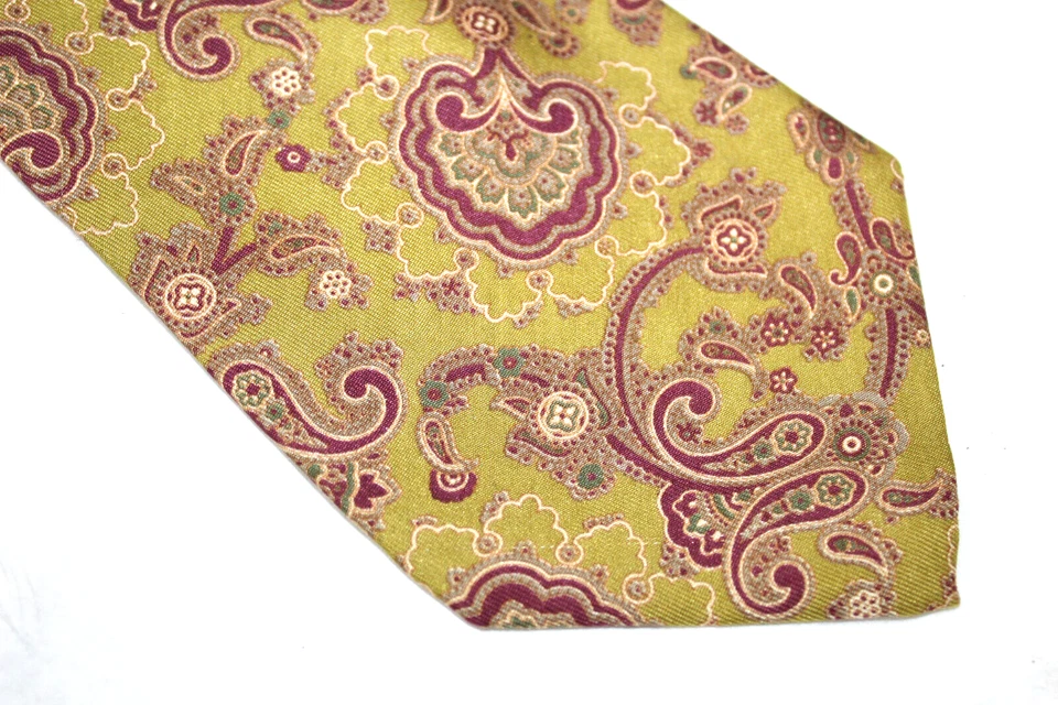 Gravata de seda RENATO BALESTRA feita na Itália F48646 - Imagem 1 de 4