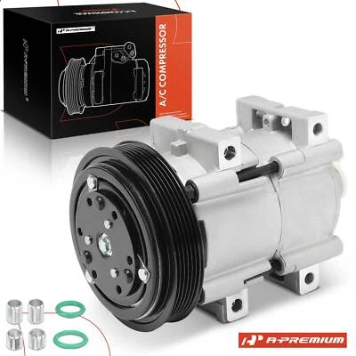 A-Premium A/C Compressor with 6-Groove Pulley for Ford Ranger Mazda B2300 B2500 - Image 1 of 4