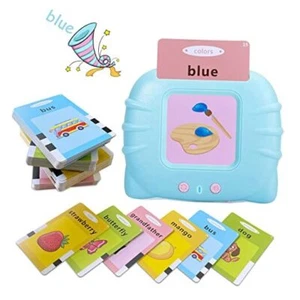 Talking Flash Cards Educational Toys - Talking Flashcards Learning Toys Blue - Picture 1 of 8