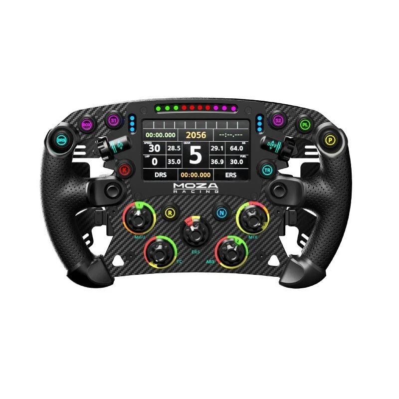 MOZA RACING FSR2 Formula Wheel 280mm 11" W/6 Paddles and 4.3" Touch Screen New - Image 1 of 1