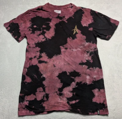 Altamont Tie Dye T-Shirt Black Burgundy Medium Skateboarding Streetwear - Image 1 of 4