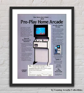 Póster publicitario promocional brillante The Pro-Play Home Arcade NES Sega Genesis sin marco G3604 - Imagen 1 de 6