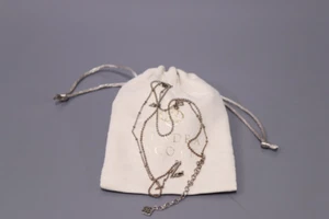 Kendra Scott Emilie Multistrand Pendant Necklace in Rhodium Platinum Drusy - Picture 1 of 2