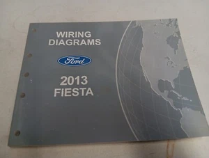 2013 Ford Fiesta OEM Wiring Diagrams Manual Good Condition Free Shipping - Picture 1 of 11